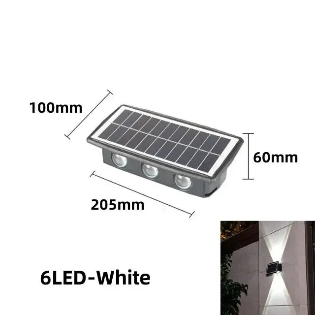 SolarStream - Kinkiet LED zasilany energią słoneczną