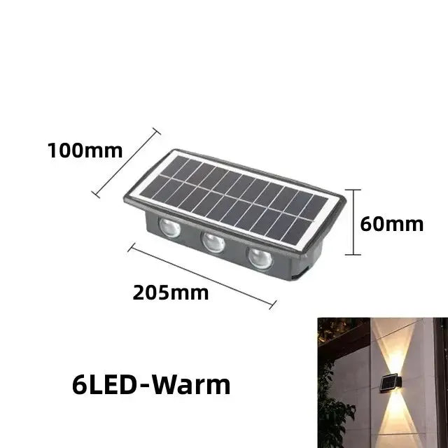 SolarStream - Kinkiet LED zasilany energią słoneczną