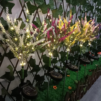 LavenderGlow - Solarne lampy ogrodowe z lawendą