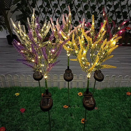 LavenderGlow - Solarne lampy ogrodowe z lawendą