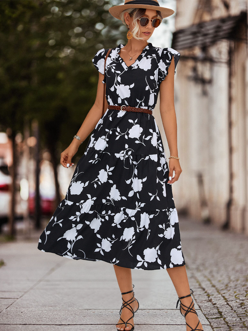 LB | Sukienki w kwiaty | Damskie sukienki letnie | Elegancka sukienka maxi | Szykowna sukienka