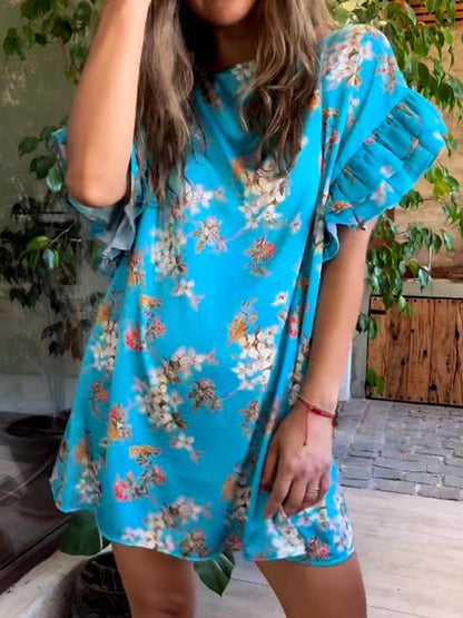 LB | Sukienka w kwiaty | Sukienka damska | Sukienka maxi | Sukienki Plus Size