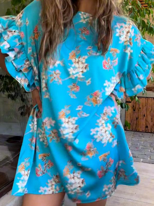 LB | Sukienka w kwiaty | Sukienka damska | Sukienka maxi | Sukienki Plus Size
