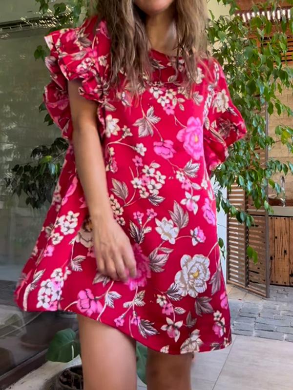 LB | Sukienka w kwiaty | Sukienka damska | Sukienka maxi | Sukienki Plus Size