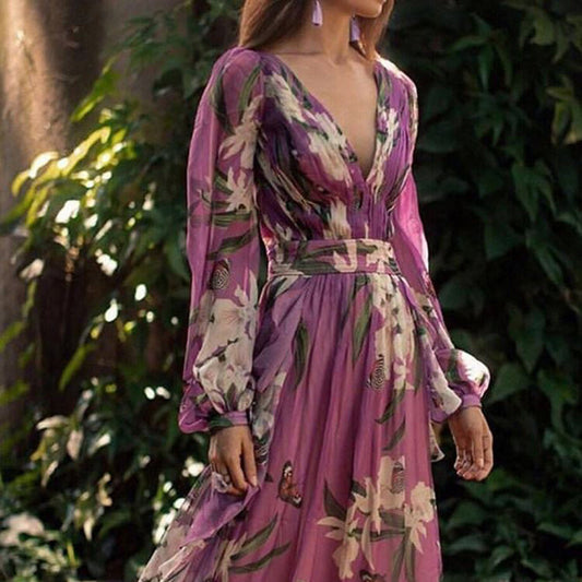 LB | Elegancka sukienka maxi na lato