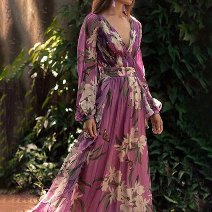 LB | Elegancka sukienka maxi na lato
