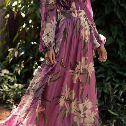 LB | Elegancka sukienka maxi na lato