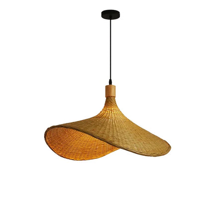 BambooHaven - Lampa wisząca wykonana z bambusowej wikliny