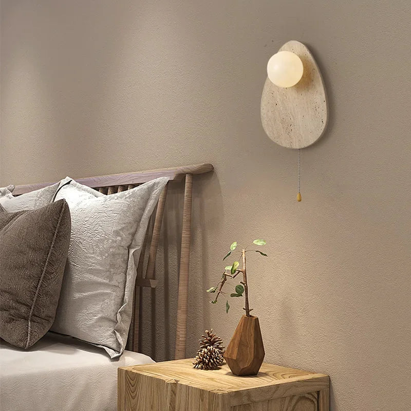 RusticCharm - Kamienna lampka rzemieślnicza