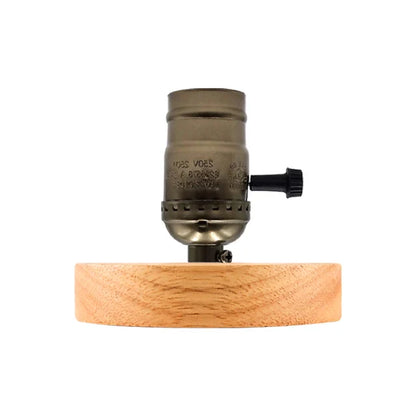 WoodWhimsy - drewniana lampa dekoracyjna w stylu retro
