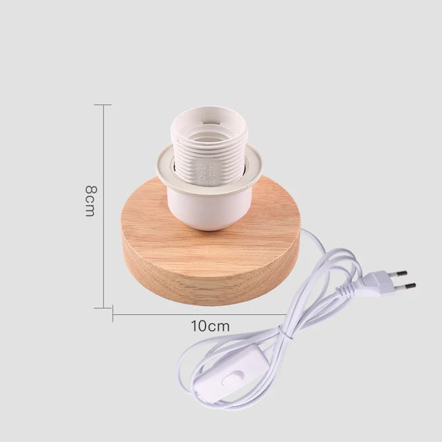 WoodWhimsy - drewniana lampa dekoracyjna w stylu retro