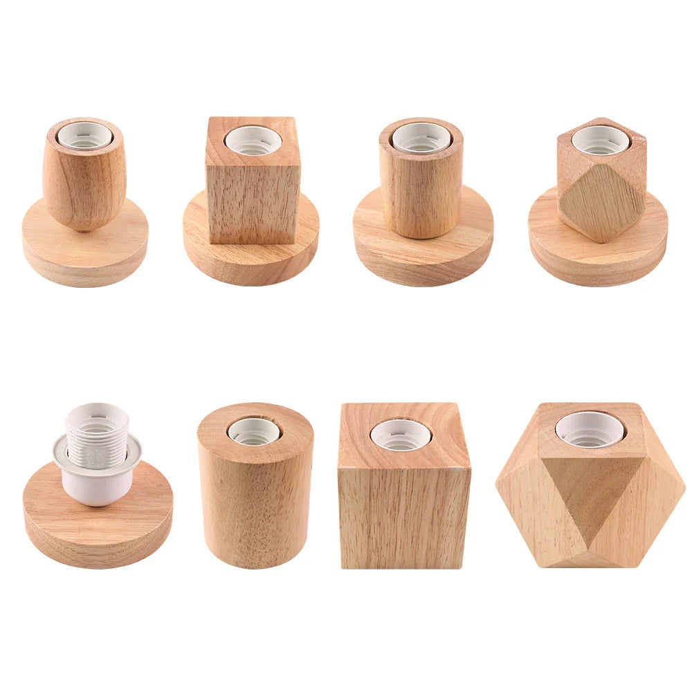 WoodWhimsy - drewniana lampa dekoracyjna w stylu retro
