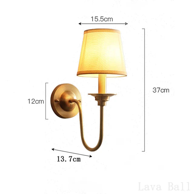 CopperGlow - Lampa ścienna z litej miedzi