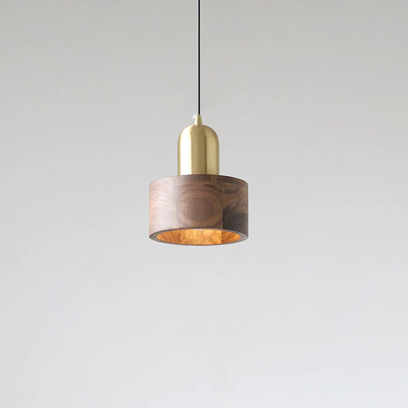 WalnutWhisper - Lampa wisząca z drewna orzechowego