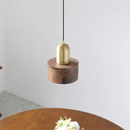 WalnutWhisper - Lampa wisząca z drewna orzechowego