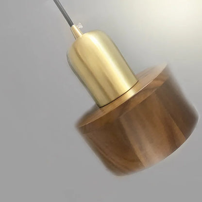 WalnutWhisper - Lampa wisząca z drewna orzechowego