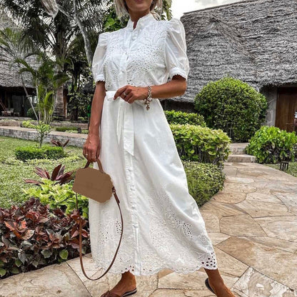 LB | Elegancka letnia sukienka maxi