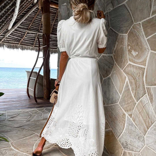LB | Elegancka letnia sukienka maxi