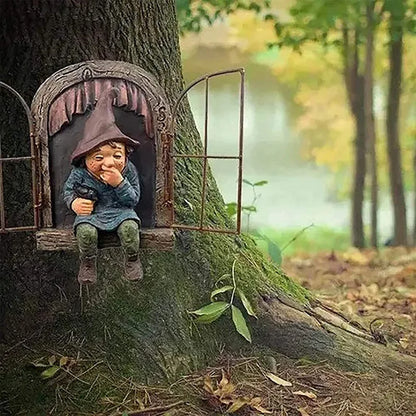 ElderStone - Statuetka krasnoluda z białą brodą
