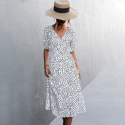 LB | Stylowa letnia sukienka midi