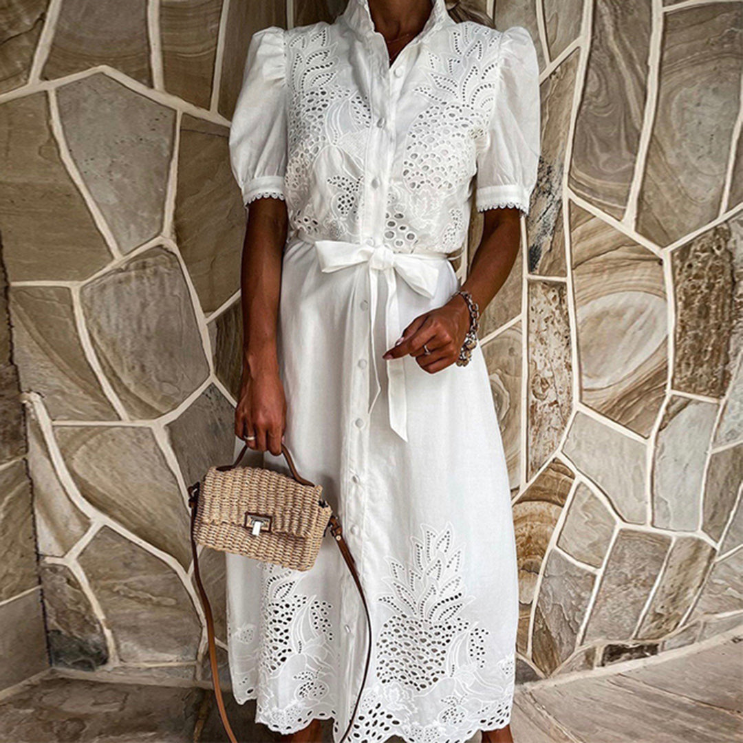 LB | Elegancka letnia sukienka maxi