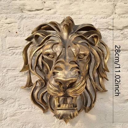RegalRoar Lion - Rzeźba ścienna z głową lwa