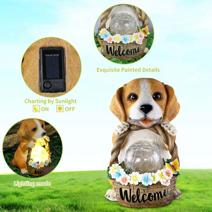 PuppyPals - Urocze figurki szczeniąt na baterie słoneczne