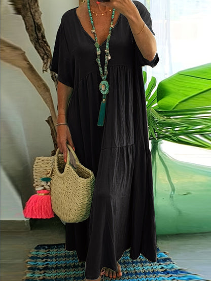 LB | Casualowa sukienka maxi plus size