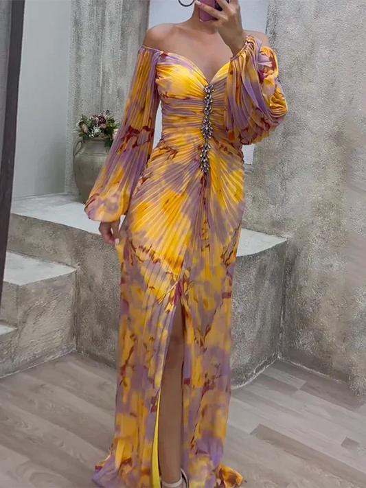 LB | Elegancka sukienka maxi