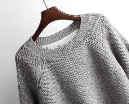 AS | Dzianinowy sweter dwuczęściowy z długim rękawem