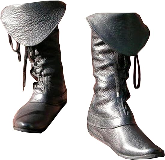 AS | Sznurowane buty z kokardkami w gotyckim stylu steampunk