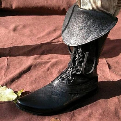 AS | Sznurowane buty z kokardkami w gotyckim stylu steampunk