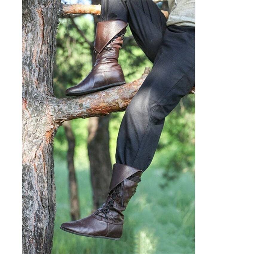 AS | Sznurowane buty z kokardkami w gotyckim stylu steampunk