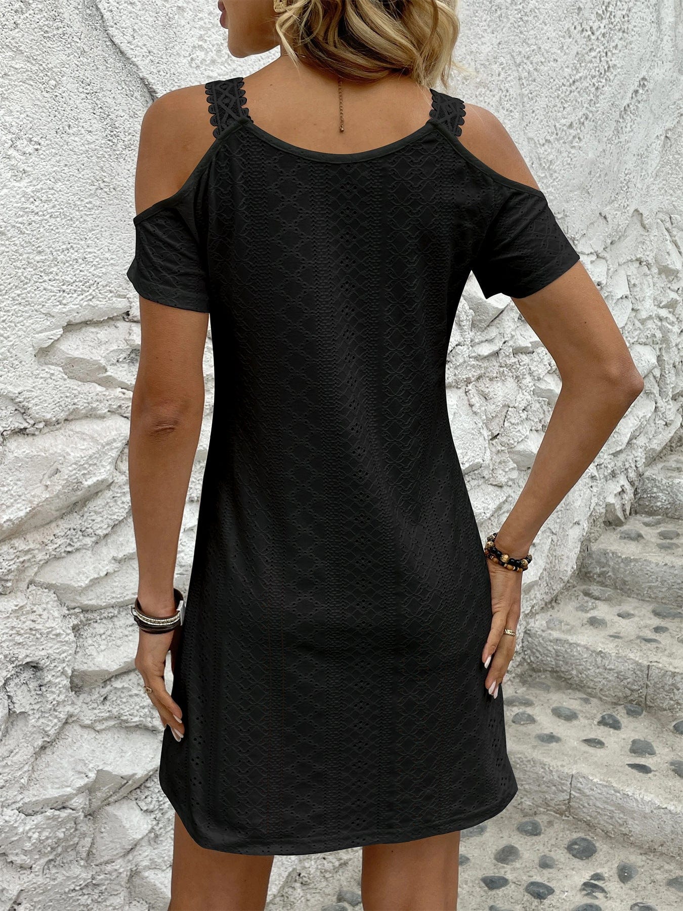 AS | Sukienka z krótkim rękawem V-neck