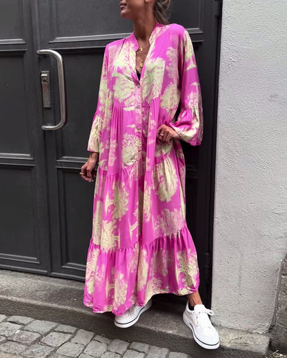 LB | Sunset Blossom Maxi Dress