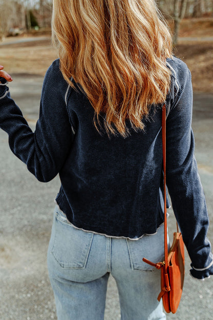 AS | Luźny i stylowy top zimowy
