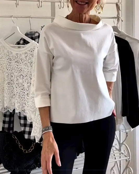 AS | Elegancki i swobodny top zimowy