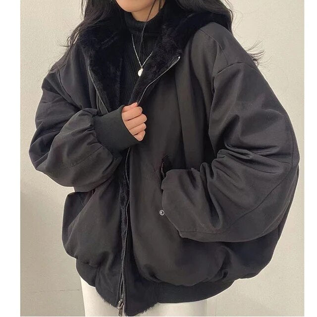 LB | Luksusowy płaszcz zimowy oversize