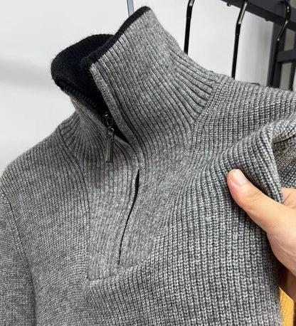 AS | Sweter z półzamkiem błyskawicznym