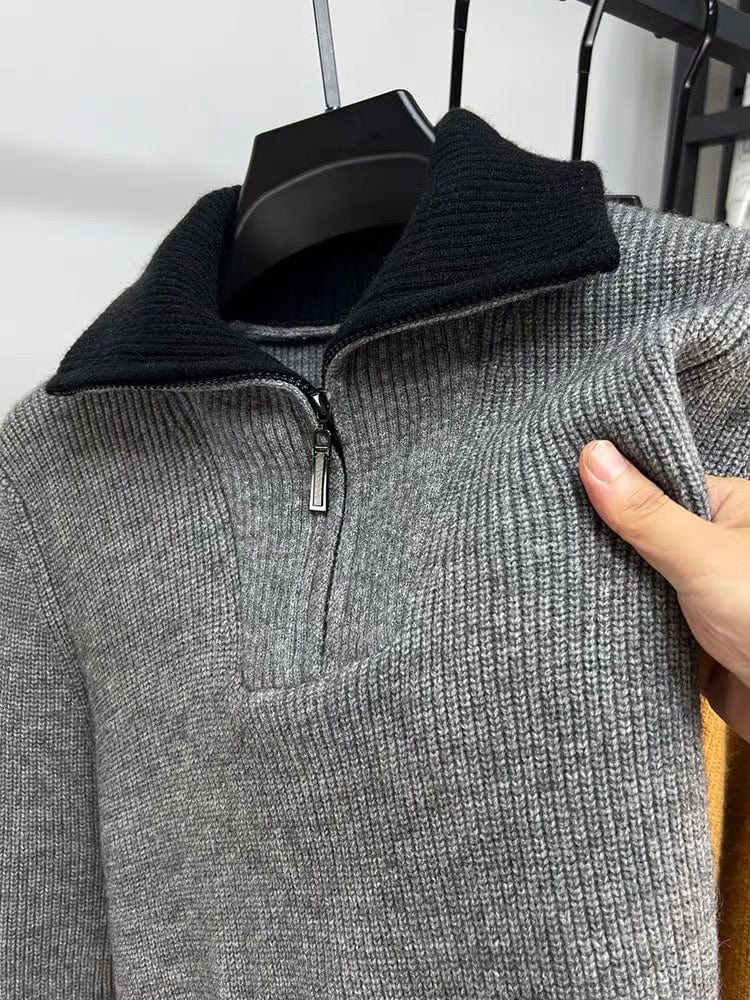 AS | Sweter z półzamkiem błyskawicznym