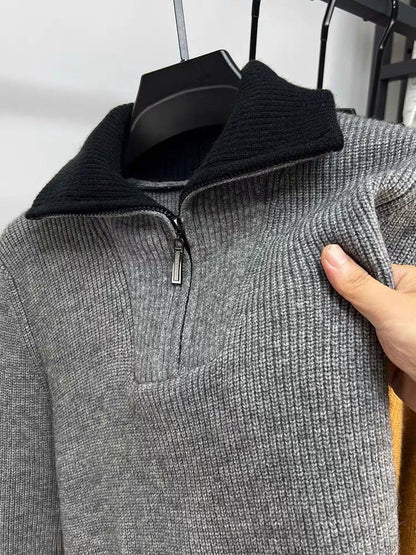 AS | Sweter z półzamkiem błyskawicznym