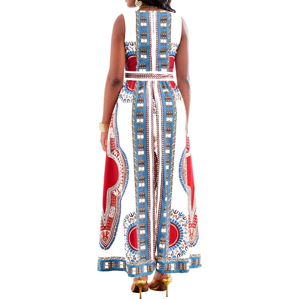 AS | Kombinezon z afrykańskim nadrukiem w stylu dashiki