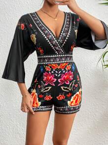 AS | Elegancka ramoneska w kwiaty