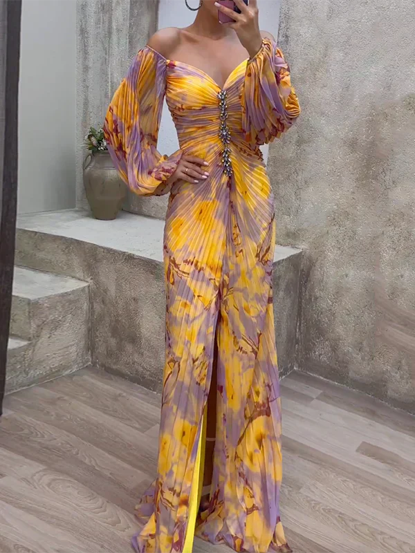 LB | Elegancka sukienka maxi