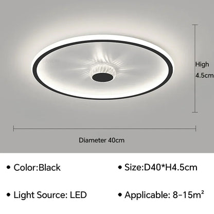 RadiantHalo - Nowoczesna lampa sufitowa LED