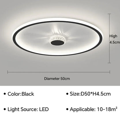 RadiantHalo - Nowoczesna lampa sufitowa LED