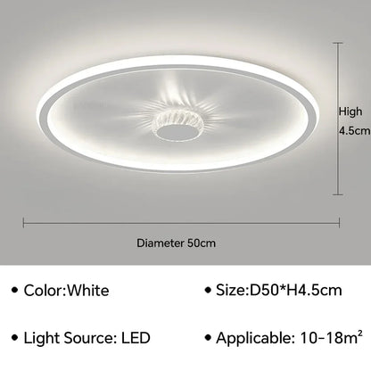 RadiantHalo - Nowoczesna lampa sufitowa LED