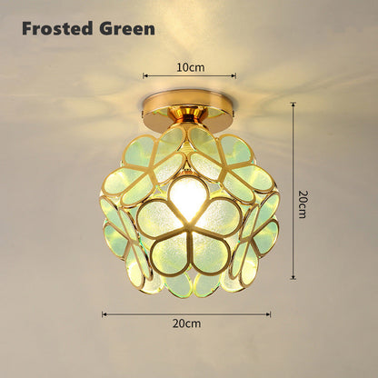 FloralSymphony - Elegancka lampa sufitowa z klejnotami