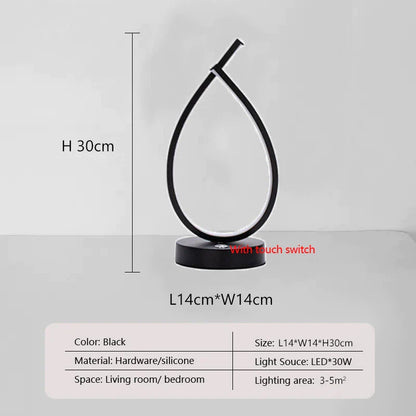 NordicLine - Smukła lampa stołowa do czytania