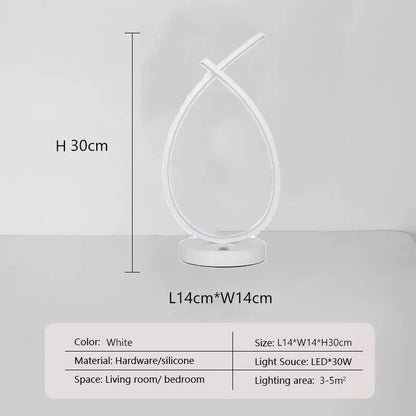 NordicLine - Smukła lampa stołowa do czytania